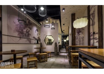 杭州上城區面館設計多少錢一平米，工裝設計裝修就選浙江國富裝飾