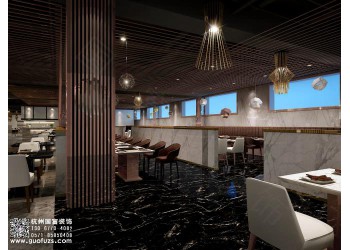 南潯區(qū)300平方米海鮮店設(shè)計(jì)公司-浙江國(guó)富裝飾