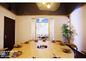 三門縣800平方米火鍋店設(shè)計裝修-浙江國富裝飾