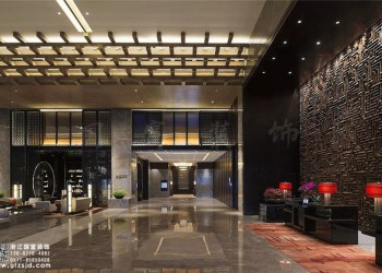 湖州德清酒店裝修，杭州旅游酒店裝修設(shè)計(jì)案例-浙江國(guó)富裝飾