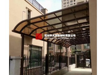 福建龍巖批發(fā)茶色耐力板茶色PC板工廠開料