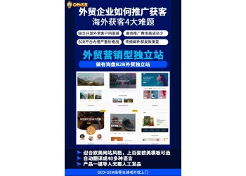 外貿(mào)營(yíng)銷(xiāo)型獨(dú)立站打造--做有詢盤(pán)B2B外貿(mào)獨(dú)立站--點(diǎn)石成金