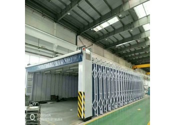 環(huán)保全自動伸縮噴漆房適合大件噴漆打磨作業(yè)